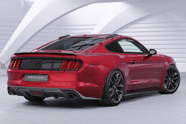 CSR Heckspoiler | Heckflügel mit ABE für Ford Mustang VI HF727-G Glossy schwarz Hochglanz (keine Lackierung erforderlich)