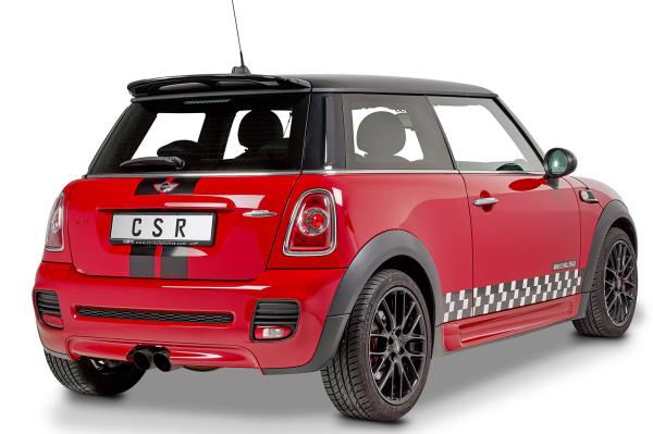CSR Heckspoiler | Heckflügel mit ABE für Mini R56 John Cooper Works HF729-S schwarz matt strukturiert (keine Lackierung erforderlich)