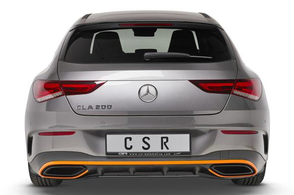 CSR Heckspoiler | Heckflügel mit ABE für Mercedes-Benz CLA X118 Shooting Brake HF733-L Lackierung erforderlich (unlackiert)