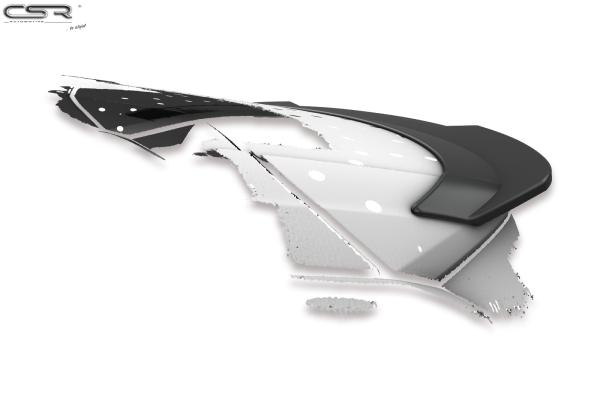 CSR Heckspoiler | Heckflügel mit ABE für Audi Q2 HF734-M Carbon Look matt strukturiert (keine Lackierung erforderlich)