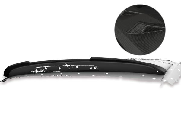 CSR Heckspoiler | Heckflügel mit ABE für Skoda Rapid (Typ NH) Spaceback HF735-M Carbon Look matt strukturiert (keine Lackierung erforderlich)