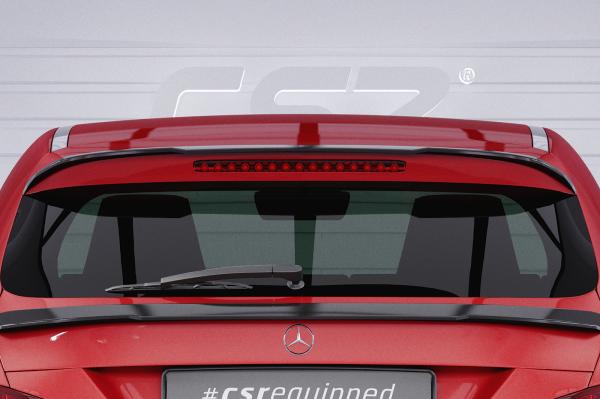 CSR Heckspoiler | Heckflügel mit ABE für Mercedes-Benz CLA X117 Shooting Brake HF739-L Lackierung erforderlich (schwarz matt)
