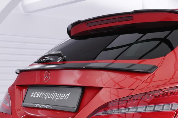 CSR Heckspoiler | Heckflügel mit ABE für Mercedes-Benz CLA X117 Shooting Brake HF743-M Carbon Look matt strukturiert (keine Lackierung erforderlich)