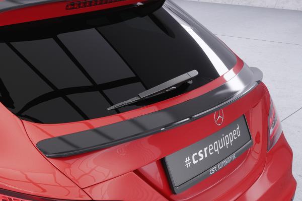 CSR Heckspoiler | Heckflügel mit ABE für Mercedes-Benz CLA X117 Shooting Brake HF743-M Carbon Look matt strukturiert (keine Lackierung erforderlich)