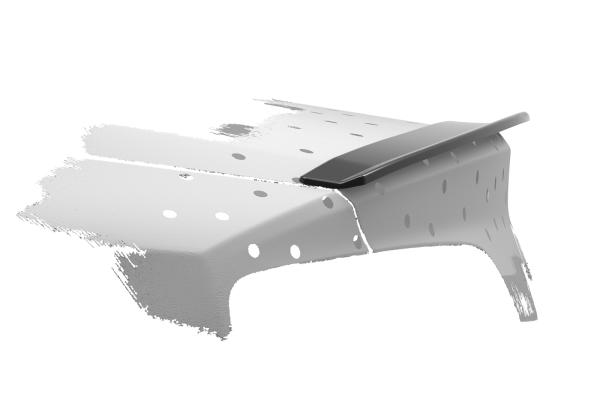 CSR Heckspoiler | Heckflügel mit ABE für Audi A8 / S8 D4 (Typ 4H) HF744-G Glossy schwarz Hochglanz (keine Lackierung erforderlich)