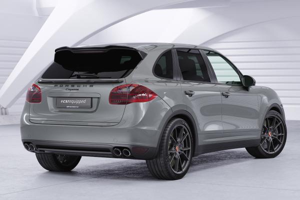 CSR Heckspoiler | Heckflügel mit ABE für Porsche Cayenne Typ 92A HF757-L schwarz matt (Lackierung erforderlich)