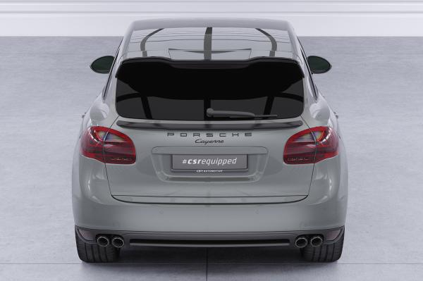 CSR Heckspoiler | Heckflügel mit ABE für Porsche Cayenne Typ 92A HF757-L schwarz matt (Lackierung erforderlich)