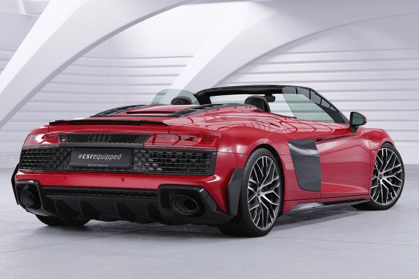 CSR Heckspoiler | Heckflügel mit ABE für Audi R8 (4S) Spyder HF760-S schwarz matt strukturiert (keine Lackierung erforderlich)