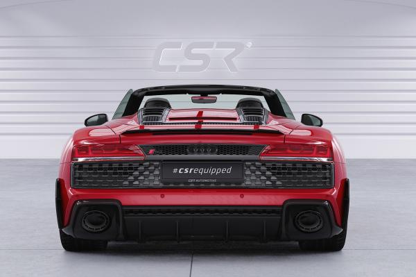 CSR Heckspoiler | Heckflügel mit ABE für Audi R8 (4S) Spyder HF760-S schwarz matt strukturiert (keine Lackierung erforderlich)