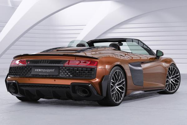 CSR Heckspoiler | Heckflügel mit ABE für Audi R8 (4S) Spyder HF761-G Glossy schwarz Hochglanz (keine Lackierung erforderlich)