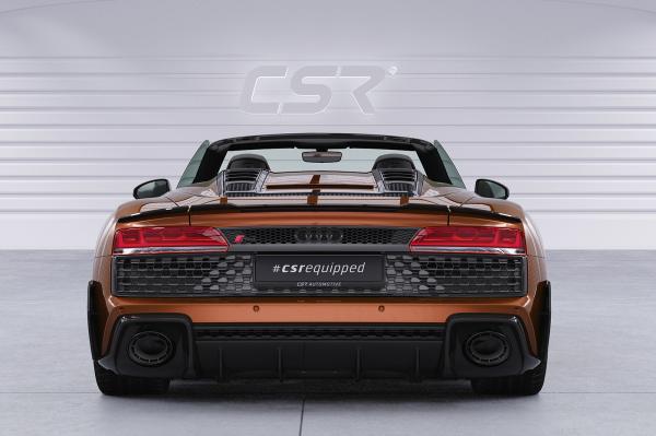 CSR Heckspoiler | Heckflügel mit ABE für Audi R8 (4S) Spyder HF761-G Glossy schwarz Hochglanz (keine Lackierung erforderlich)