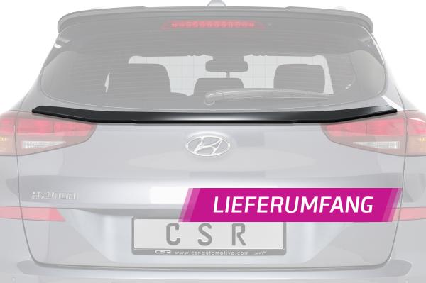 CSR Heckspoiler | Heckflügel mit ABE für Hyundai Tucson (TL) HF762-S schwarz matt strukturiert (keine Lackierung erforderlich)