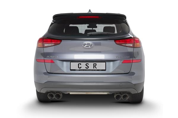 CSR Heckspoiler | Heckflügel mit ABE für Hyundai Tucson (TL) HF762-S schwarz matt strukturiert (keine Lackierung erforderlich)