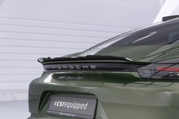 CSR Heckspoiler | Heckflügel mit ABE für Porsche 718 Cayman (Typ 982) HF763-L Lackierung erforderlich (schwarz matt)