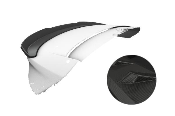 CSR Heckspoiler | Heckflügel mit ABE für Ford Focus MK3 ST Turnier HF770-M Carbon Look matt strukturiert (keine Lackierung erforderlich)