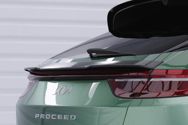 CSR Heckspoiler | Heckflügel mit ABE für Kia Pro Ceed (CD) HF771-S Strukturiert schwarz matt (keine Lackierung erforderlich)