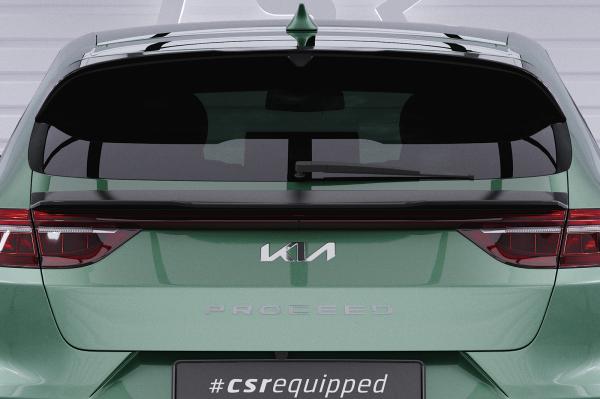 CSR Heckspoiler | Heckflügel mit ABE für Kia Pro Ceed (CD) HF771-S Strukturiert schwarz matt (keine Lackierung erforderlich)