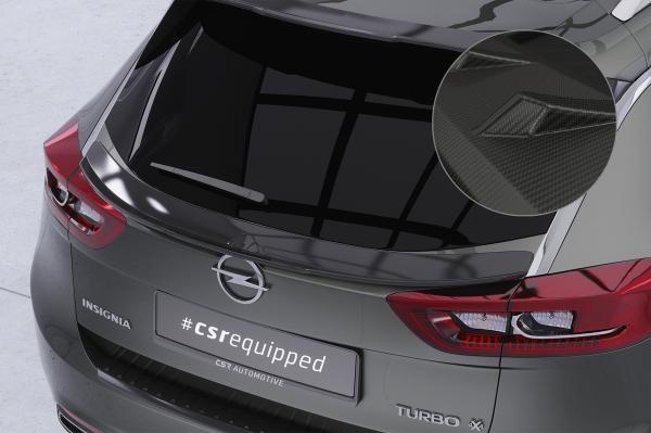 CSR Heckspoiler | Heckflügel mit ABE für Opel Insignia B Sports Tourer HF775-M Carbon Look matt strukturiert (keine Lackierung erforderlich)
