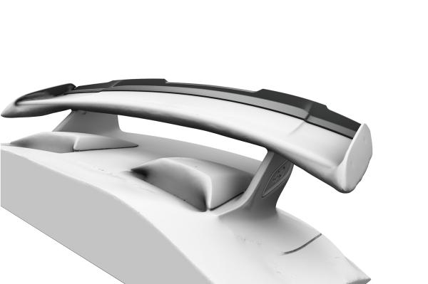 CSR Heckspoiler | Heckflügel mit ABE für Porsche 911/991 (991,2) GT3 HF777-M Carbon Look matt strukturiert (keine Lackierung erforderlich)