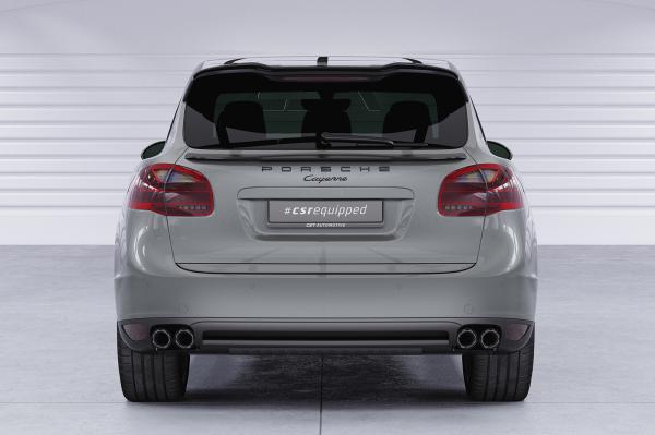 CSR Heckspoiler | Heckflügel mit ABE für Porsche Cayenne Typ 92A HF782-L schwarz matt (Lackierung erforderlich)