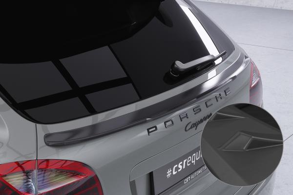 CSR Heckspoiler | Heckflügel mit ABE für Porsche Cayenne Typ 92A HF782-L schwarz matt (Lackierung erforderlich)