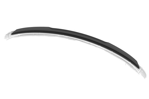 CSR Heckspoiler | Heckflügel mit ABE für Porsche Cayenne Typ 92A HF782-L schwarz matt (Lackierung erforderlich)