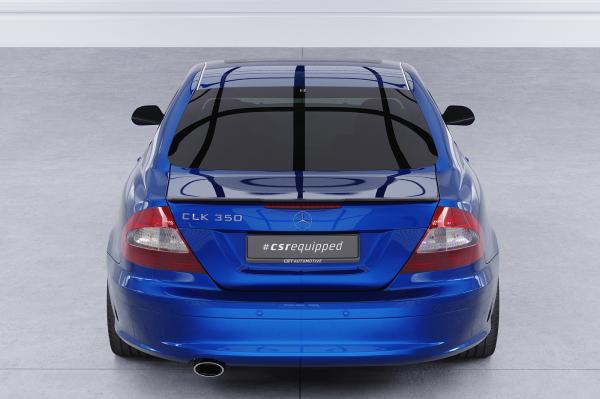 CSR Heckspoiler | Heckflügel mit ABE für Mercedes-Benz CLK C209/A209 HF784-G Glossy schwarz Hochglanz (keine Lackierung erforderlich)