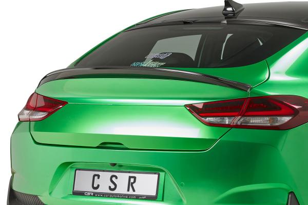 CSR Heckspoiler | Heckflügel mit ABE für Hyundai I30 N (PD) Fastback HF788-M Carbon Look matt strukturiert (keine Lackierung erforderlich)