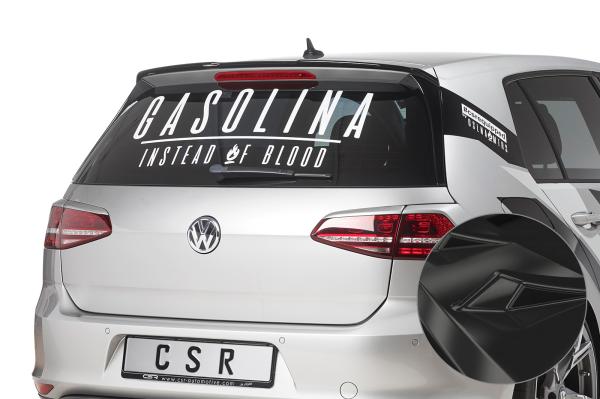 CSR Heckspoiler | Heckflügel mit ABE für VW Golf 7 Basis HF794-G Glossy schwarz glänzend (keine Lackierung erforderlich)