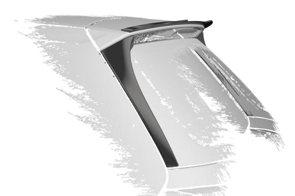 CSR Heckspoiler | Heckflügel mit ABE für VW Golf 7 Basis HF794-C Carbon Look glänzend (keine Lackierung erforderlich)