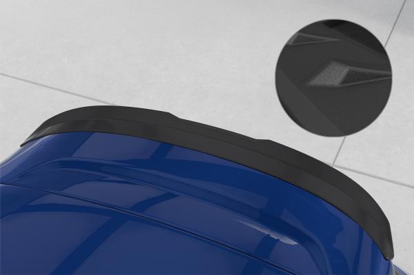 CSR Heckspoiler | Heckflügel mit ABE für Fiat 500 Abarth 595 HF800-S schwarz matt strukturiert (keine Lackierung erforderlich)