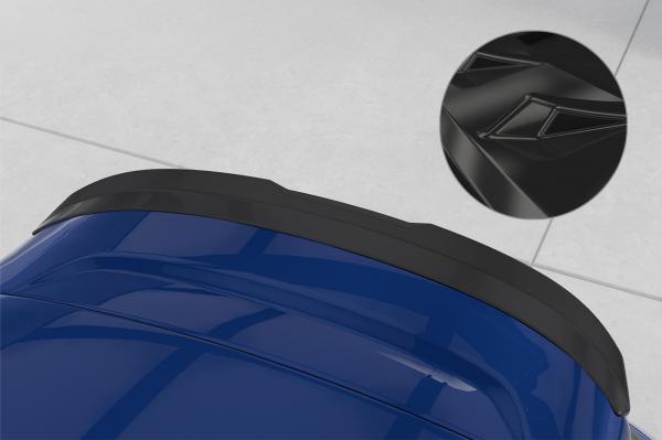 CSR Heckspoiler | Heckflügel mit ABE für Fiat 500 Abarth 595 HF800-G Glossy schwarz Hochglanz (keine Lackierung erforderlich)