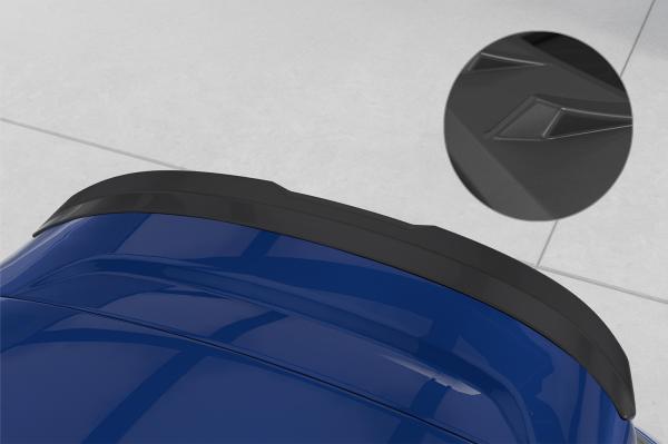 CSR Heckspoiler | Heckflügel mit ABE für Fiat 500 Abarth 595 HF800-L schwarz matt (Lackierung erforderlich)