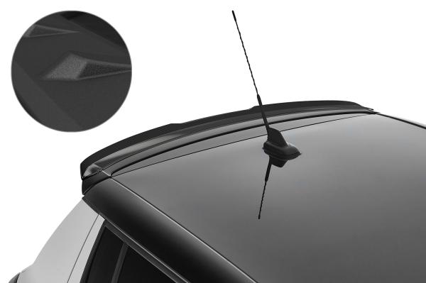 CSR Heckspoiler | Heckflügel mit ABE für Skoda Fabia 2 RS (Typ 5J) HF803-S schwarz matt strukturiert (keine Lackierung erforderlich)