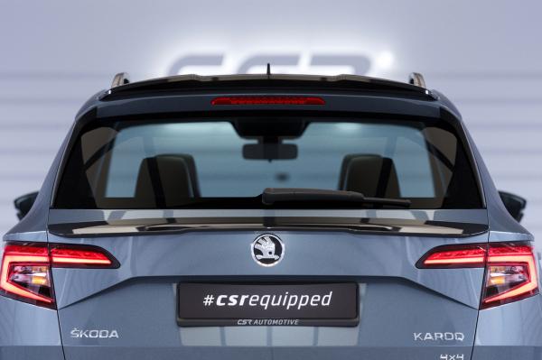 CSR Heckspoiler | Heckflügel mit ABE für Skoda Karoq HF806-L schwarz matt (Lackierung erforderlich)