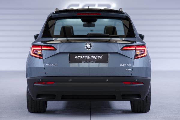 CSR Heckspoiler | Heckflügel mit ABE für Skoda Karoq HF806-L schwarz matt (Lackierung erforderlich)