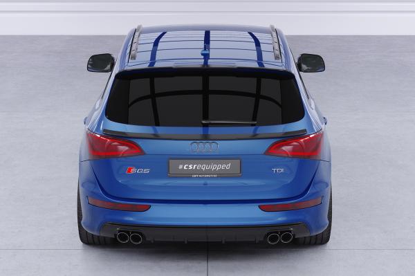 CSR Heckspoiler | Heckflügel mit ABE für Audi Q5 S-Line/SQ5 (8R) HF809-L schwarz matt (Lackierung erforderlich)