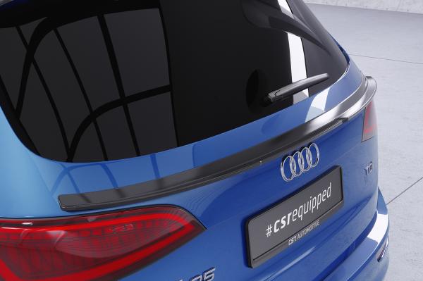 CSR Heckspoiler | Heckflügel mit ABE für Audi Q5/SQ5 (Typ 8R) HF810-S schwarz matt strukturiert (keine Lackierung erforderlich)