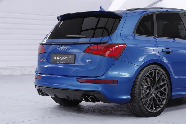 CSR Heckspoiler | Heckflügel mit ABE für Audi Q5/SQ5 (Typ 8R) HF810-S schwarz matt strukturiert (keine Lackierung erforderlich)