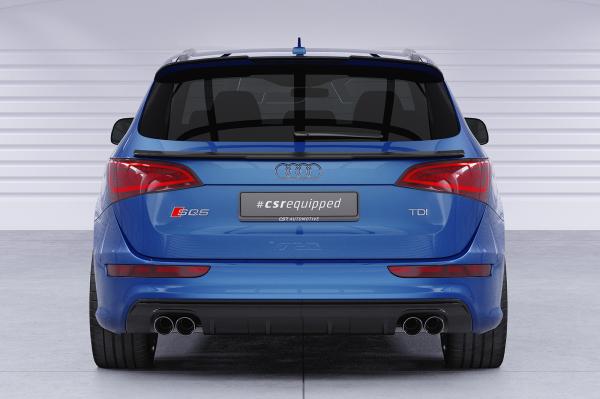 CSR Heckspoiler | Heckflügel mit ABE für Audi Q5/SQ5 (Typ 8R) HF810-S schwarz matt strukturiert (keine Lackierung erforderlich)