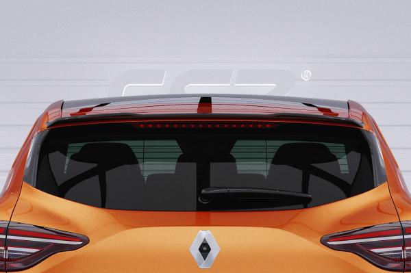 CSR Heckspoiler | Heckflügel mit ABE für Renault Clio 5 HF812-S Strukturiert schwarz matt (keine Lackierung erforderlich)