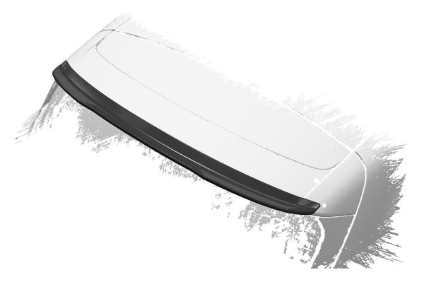 CSR Heckspoiler | Heckflügel mit ABE für Renault Clio 5 HF812-S Strukturiert schwarz matt (keine Lackierung erforderlich)