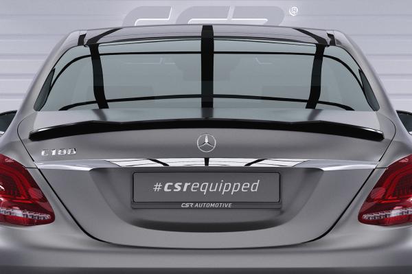 CSR Heckspoiler | Heckflügel mit ABE für Mercedes-Benz C-Klasse W205 HF813-L schwarz matt (Lackierung erforderlich)