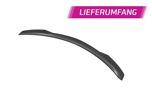 CSR Heckspoiler | Heckflügel mit ABE für Mercedes-Benz C-Klasse W205 HF813-L schwarz matt (Lackierung erforderlich)