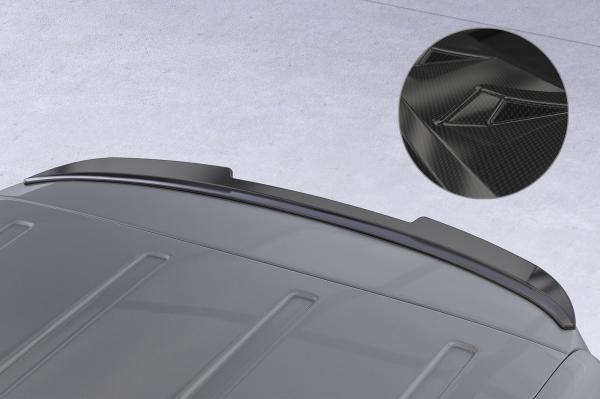 CSR Heckspoiler | Heckflügel mit ABE für VW Caddy 4 (Typ SA) HF814-C Carbon Look Hochglanz (keine Lackierung erforderlich)
