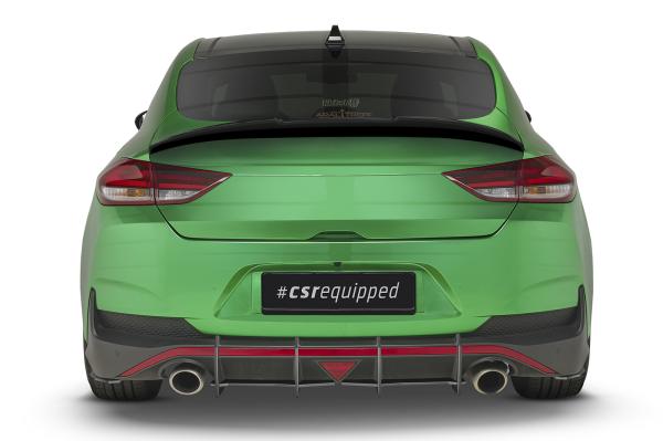 CSR Heckspoiler | Heckflügel mit ABE für Hyundai i30 N Fastback (PD) HF819-M Carbon Look matt strukturiert (keine Lackierung erforderlich)