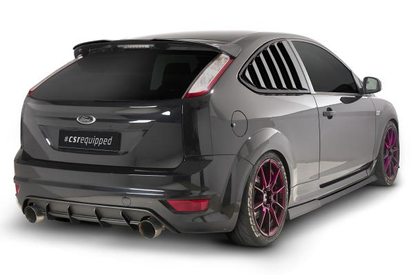 CSR Heckspoiler | Heckflügel mit ABE für Ford Focus MK2 ST HF821-M Carbon Look matt strukturiert (keine Lackierung erforderlich)