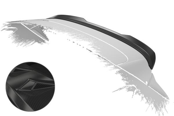 CSR Heckspoiler | Heckflügel mit ABE für Ford Fiesta MK8 HF822-C Carbon Look Hochglanz (keine Lackierung erforderlich)
