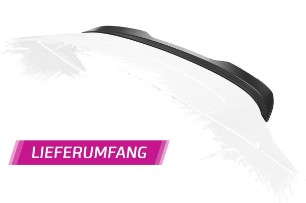 CSR Heckspoiler | Heckflügel mit ABE für Ford Fiesta MK8 HF822-S Strukturiert schwarz matt (keine Lackierung erforderlich)