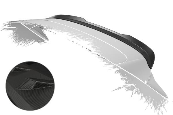 CSR Heckspoiler | Heckflügel mit ABE für Ford Fiesta MK8 HF822-M Carbon Look matt strukturiert (keine Lackierung erforderlich)